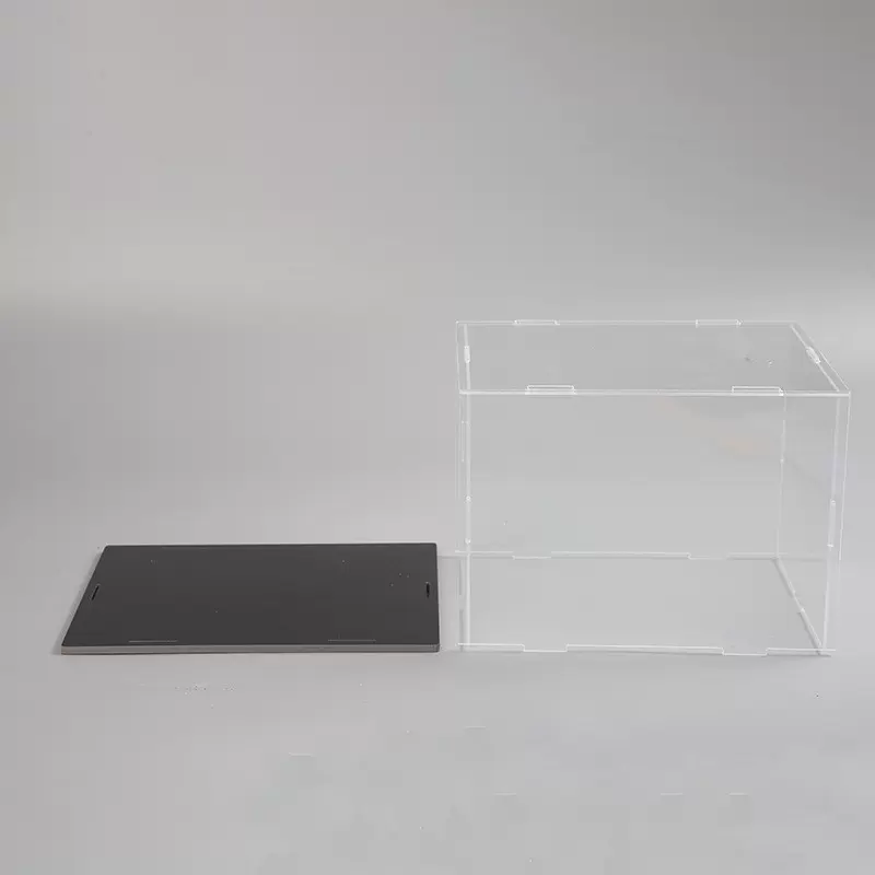 亚克力手办泡泡马特展示盒透明有机玻璃公仔架展示架高清透明