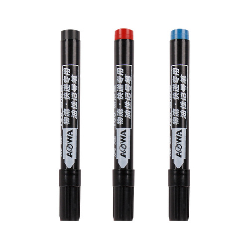 Oil-based marker pen black waterproof inerasable large-head pen logistics express thick pen thickened ink marker pen
