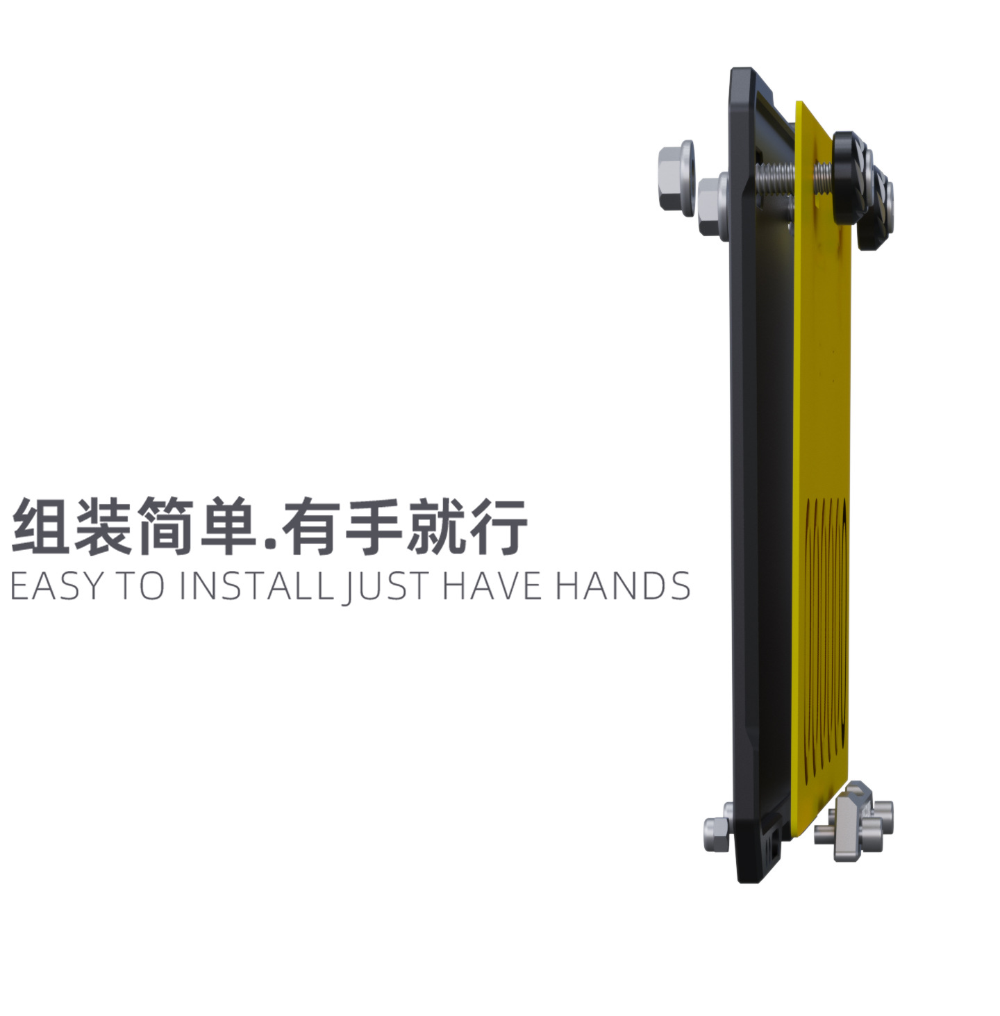 Motorcycle Thickened Aluminum Alloy License Plate Frame Modified License Plate Holder Decorative Bracket Border That Does Not Block the Black Lines, Universal