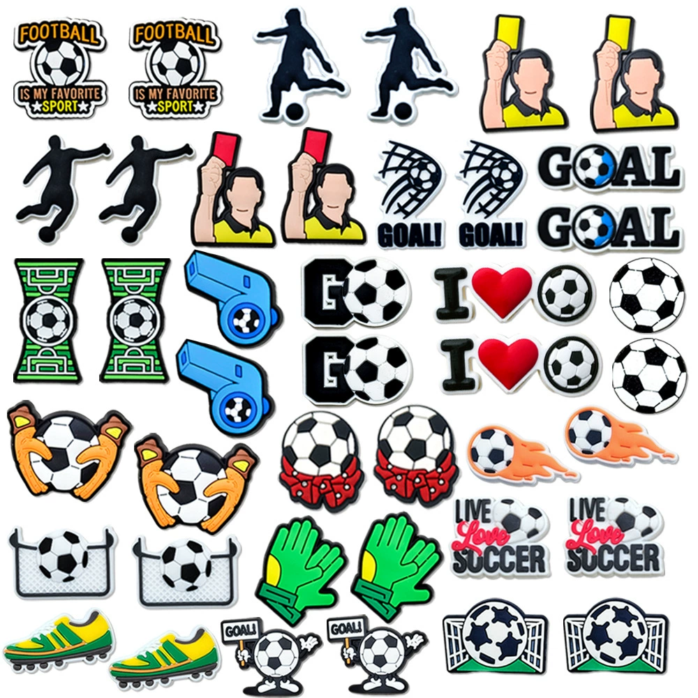 Аксессуары для обуви Amazon: пряжки для футбольных бутс, шлепанцы, DIY-украшения для обуви, мультяшные милые кроссовки, бестселлер для трансграничной торговли, съемные.