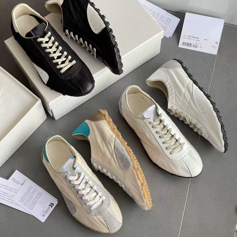 Genuine Leather Soft-Soled Casual Sports Shoes for Women 2025 New Style, Lightweight, Comfortable, Fashionable and Good-Looking Women's Forrest Gump Shoes