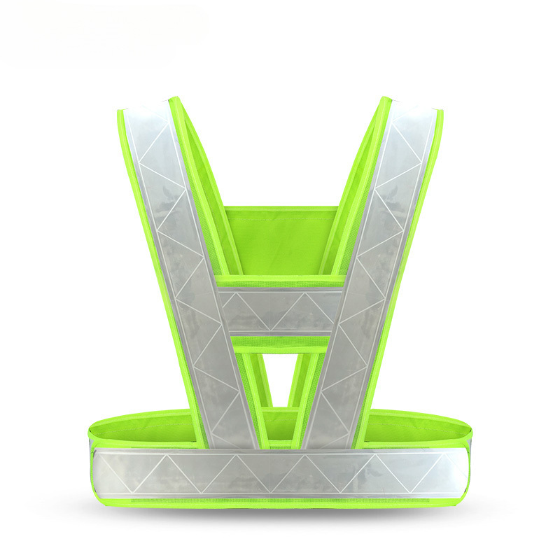 cinturón reflectante construcción de carreteras ropa de protección de seguridad de tráfico chaleco de ciclismo chaleco reflectante imprimir