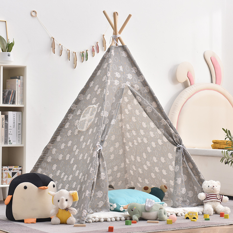 Tienda india para niños, casa de juegos interior para niños y niñas, pícnic al aire libre, salida, casa pequeña, sombrilla, tienda pequeña