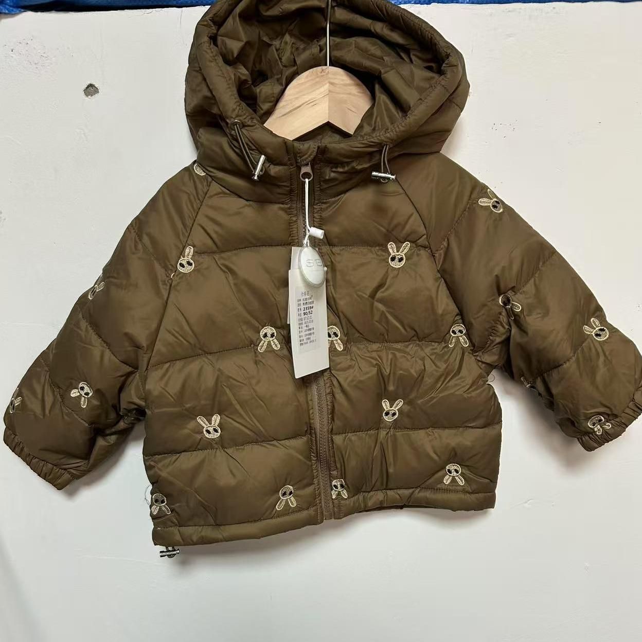 女童羽绒棉服冬装新款洋气儿童宝宝外套鸭绒冬季保暖时尚上衣其他