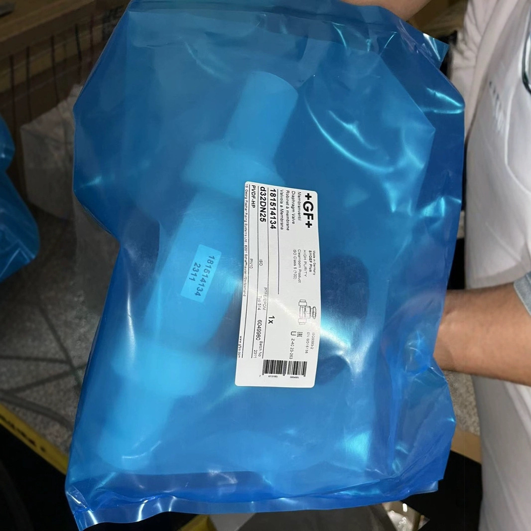 瑞士GF乔治费歇尔PVDF-HP双活接隔膜阀PVDF超纯由令式隔膜阀手动