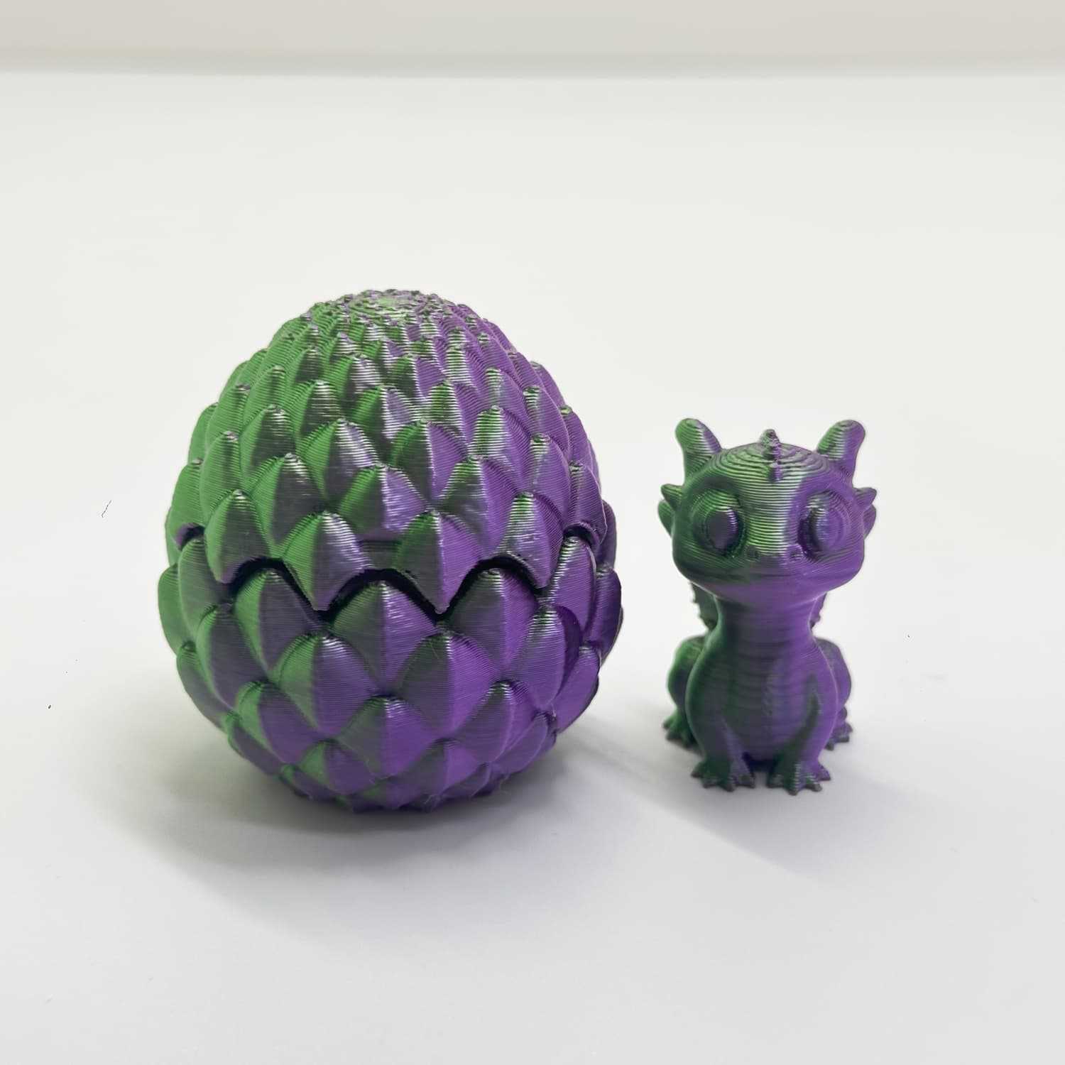 실크 퍼플 그린 그라데이션