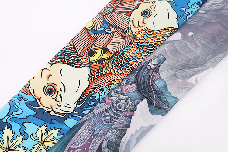 60g Weight Arm Sleeves Classification Unisex Casual Tie Dye Spandex Polyester Arm Sleeves