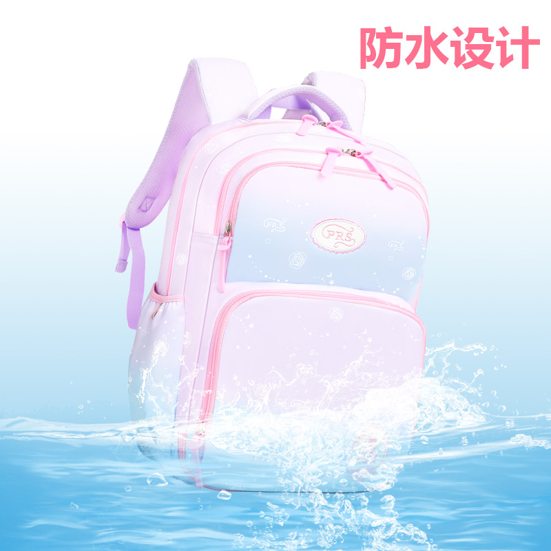 2024 nueva mochila infantil coreana simple de gran capacidad Shaodong mochila de hombro de estudiantes ligera