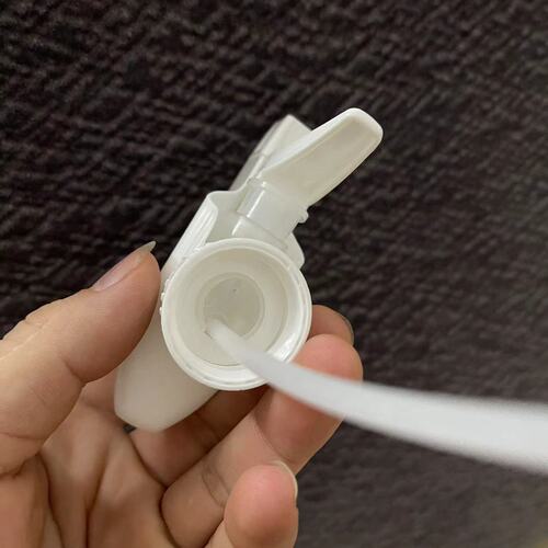 28-400 spray bottle nozzle, hand-buckle cleaner nozzle, acid and alkali resistant plastic spray gun 28/410 white