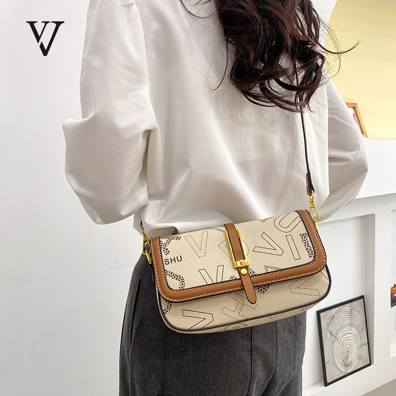 New Beauty Color Contrasting High Quality Women's Shoulder Bag, Internet Celebrity Live Streaming Diagonal Cross Small_voghion.com