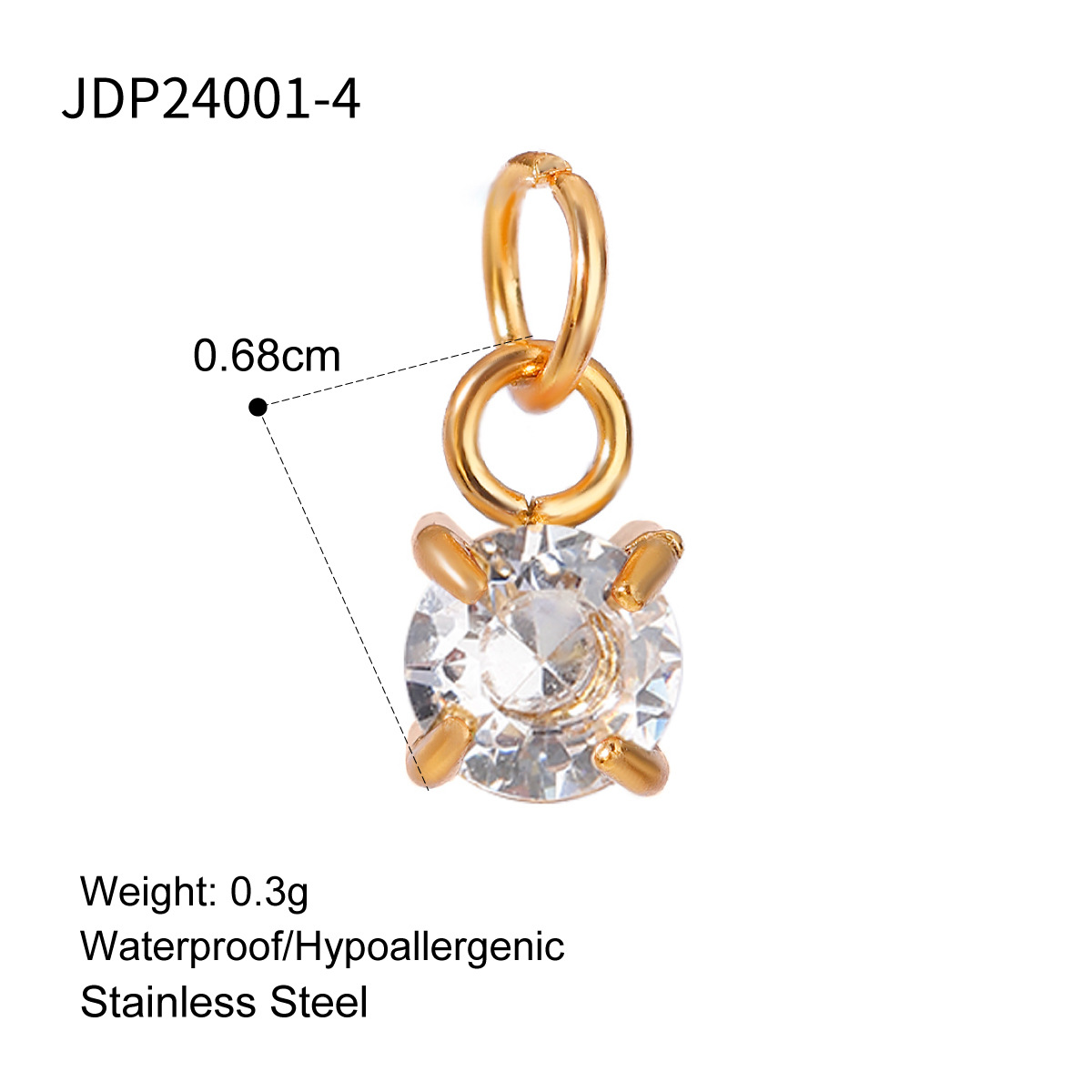 Europa y los Estados Unidos transfronterizos inswind moda exquisita 18k oro acero inoxidable diciembre joyería accesorios joyería al por mayor image 15