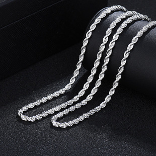 Trendy fashion cold style diamond necklace Japanese and Korean style hip hop style retro trendy personality domineering men's pendant