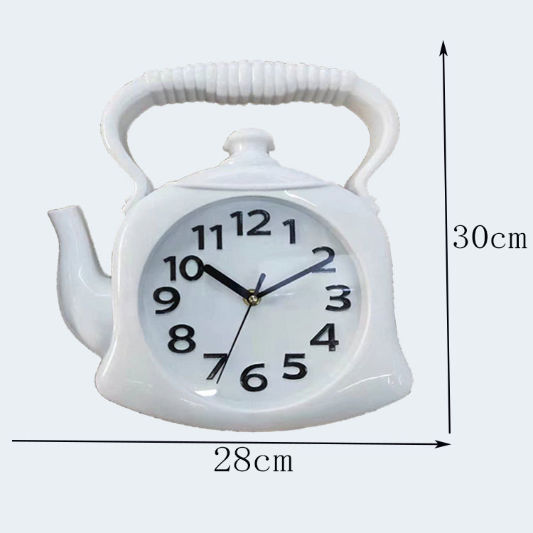 Reloj de pared moderno con diseño cartoon retro - Movimiento de cuarzo silencioso con segundos continuos - Fuente clara - Para decoración personalizada