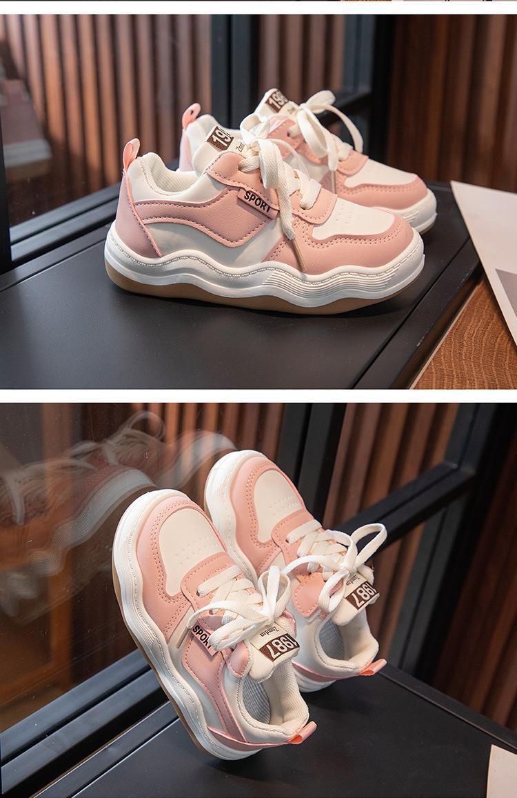 Children's Sports Shoes 2023 New Spring and Autumn Boys' Board Shoes Girls' Breathable Casual Shoes Middle and Big_voghion.com