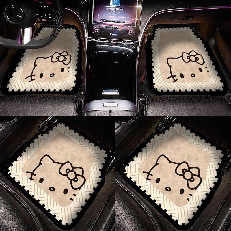 Car diatomite floor mats are non-slip, water-absorbent, wear-resistant, universal carpet-style, dirt-resistant, single-piece car mats, a complete set of car carpets