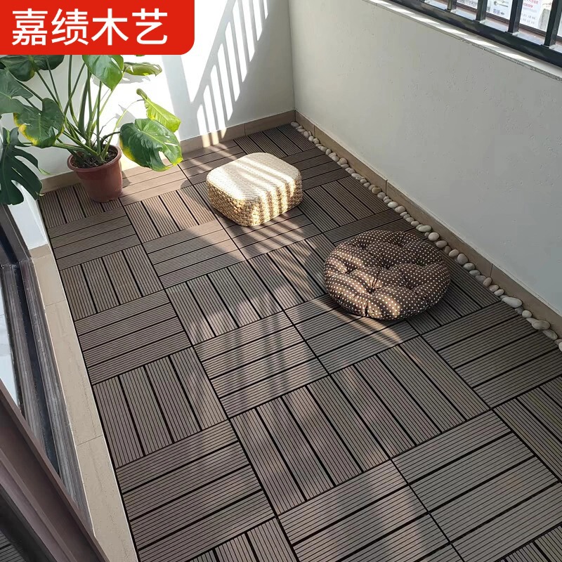 Outdoor Balcony Plastic Floor Household Courtyard DIY Stitching Stitching Terrace Floor Laying Courtyard Floor Prevention Outdoor Balcony Plastic Floor Household Courtyard DIY Stitching Stitching Terrace Floor Laying Courtyard Floor Prevention