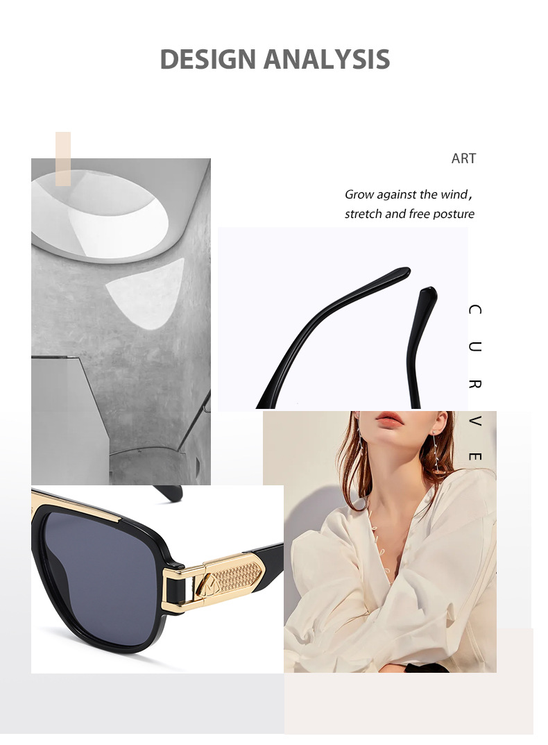 Fashion Toad Mirror Sunglasses Sunglasses Premium Sense Sunscreen Sunglasses_voghion.com