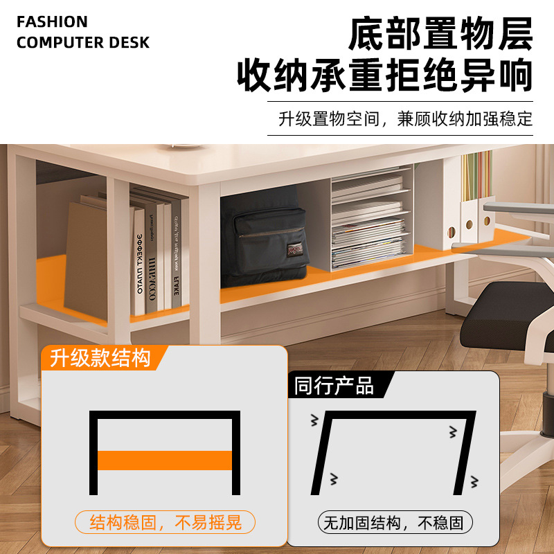 Escritorio de computadora, estante doméstico, dormitorio estudiantil, escritorio de escritura, escritorio de escritorio multifuncional con agujeros, escritorio de oficina