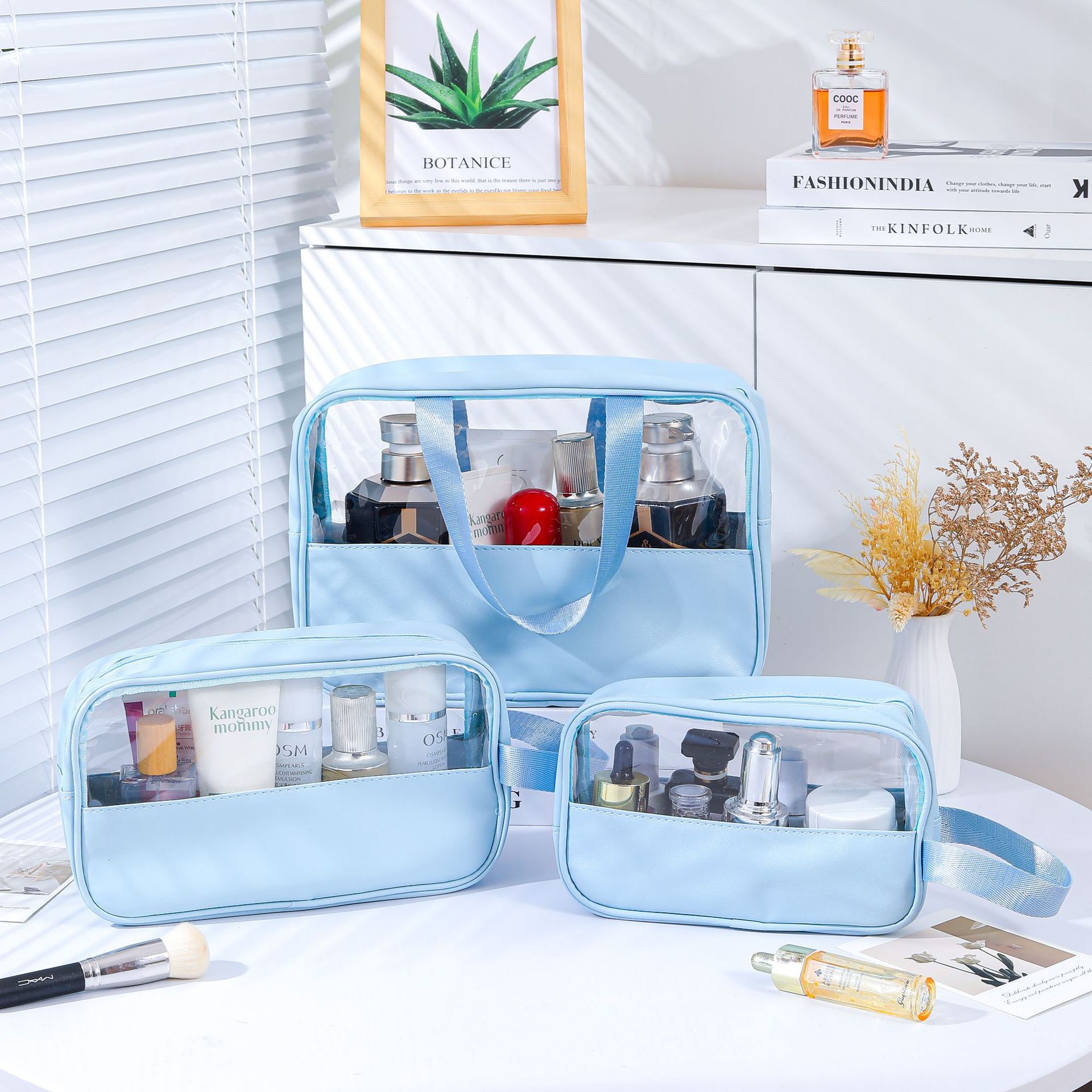 Bolsa de baño portátil de alta calidad, baño portátil, natación, playa, viaje, bolsa de almacenamiento de artículos de higiene y maquillaje de gran capacidad