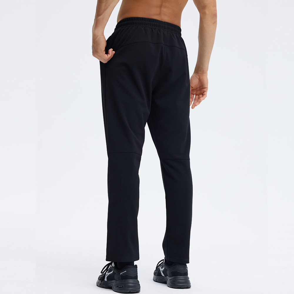Pantalones deportivos al aire libre de otoño e invierno para hombres más pantalones de fitness casuales de secado rápido pantalones sueltos rectos pantalones de baloncesto para correr