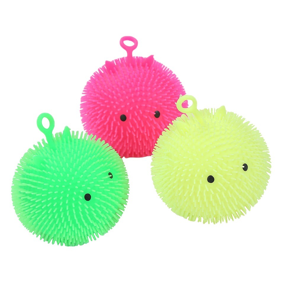 Transfronterizo Venta caliente creativo lindo descompresión lindo material de TPR flash de ventilación squeeze juguete descompresión pellizcar música
