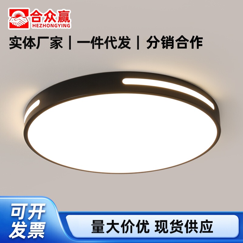 Led Eye-Protecting Living Room and Bedroom Lights, Modern Simple Ultra-Thin Ceiling Lights, Hallway Balcony Lights, Restaurant Round Lights, Whole House Lights
