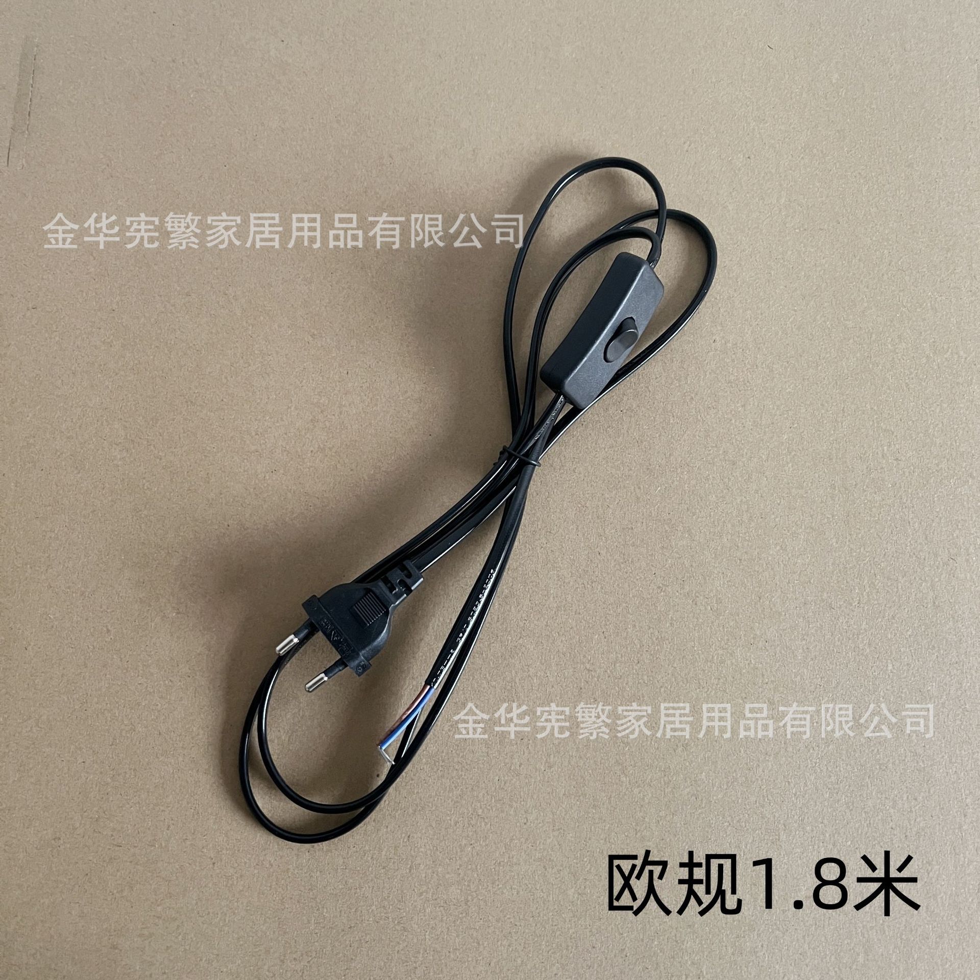 [Xianfan] enchufe de cable de alimentación de varios países, interruptor de lámpara de escritorio, cable de pie, estándar europeo y estándar estadounidense, lote de accesorios de iluminación de exportación
