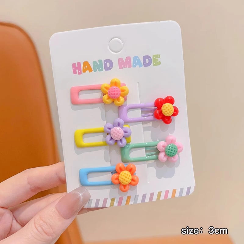 Pequena coreana para niños clip de cabello BB niñas bebé no lastimar clip de cabello lindo mini clip de cabello pequeño clip de cabello