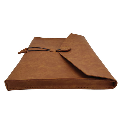 Source Factory Genuine Leather Business Briefcase A4 Paper Large Capacity Document Office Bag Crazy Horse Leather Bag Dropshipping