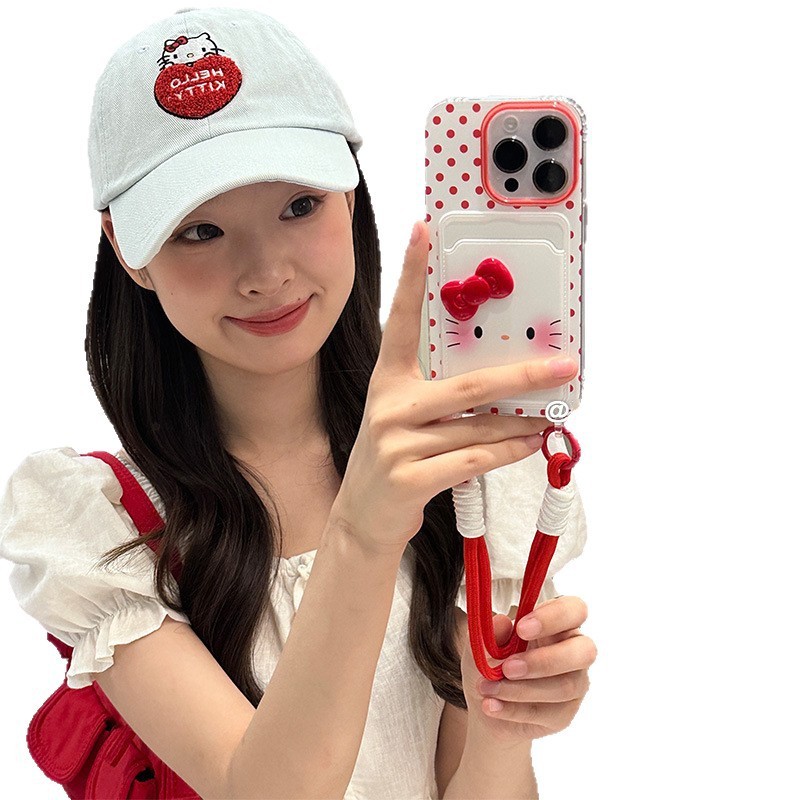 kt猫卡包适用苹果16pro手机壳新款iphone15promax卡通13个性14/12|undefined