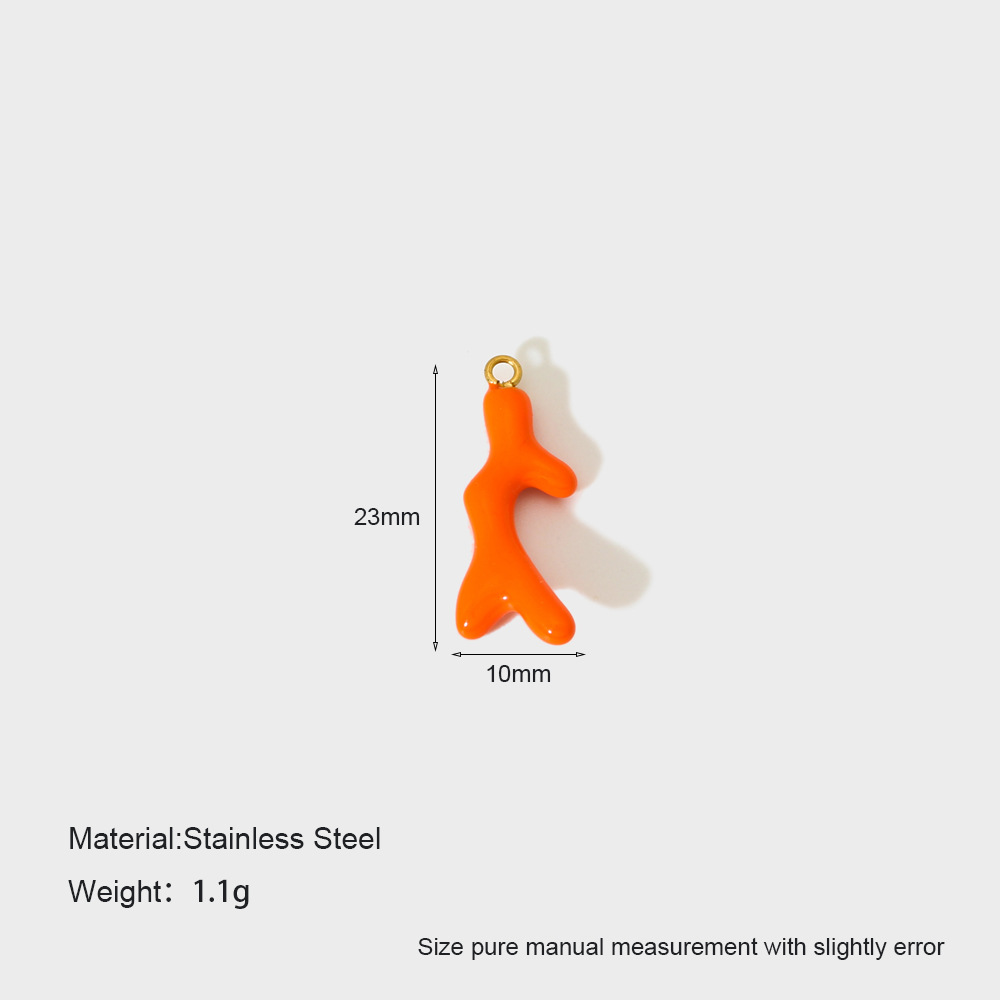 1g Weight 0.03µm-0.05µm Gold Plating Thickness PVD Coated Gold Plating Process Pendant Jewelry Making Type 5.5*29mm, 5*9mm, 8*10mm Jewelry Making Size 18K Gold Plated Plating Material 1 Piece Quantity 304 Stainless Steel Material Heart Shape, Coral, Mushroom, chili Pattern IG Style, Cute Style Enamel Craft 1 Piece 5.5*29mm 5*9mm 8*10mm 304 Stainless Steel 18K Gold Plated Heart Shape Coral Mushroom Polished Pendant DIY Ornament Accessories 8