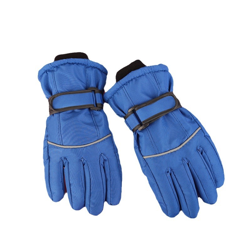 Guantes de invierno acolchados para niños (4-12 años), impermeables, antiviento, antideslizantes, para esquí o jugar con nieve