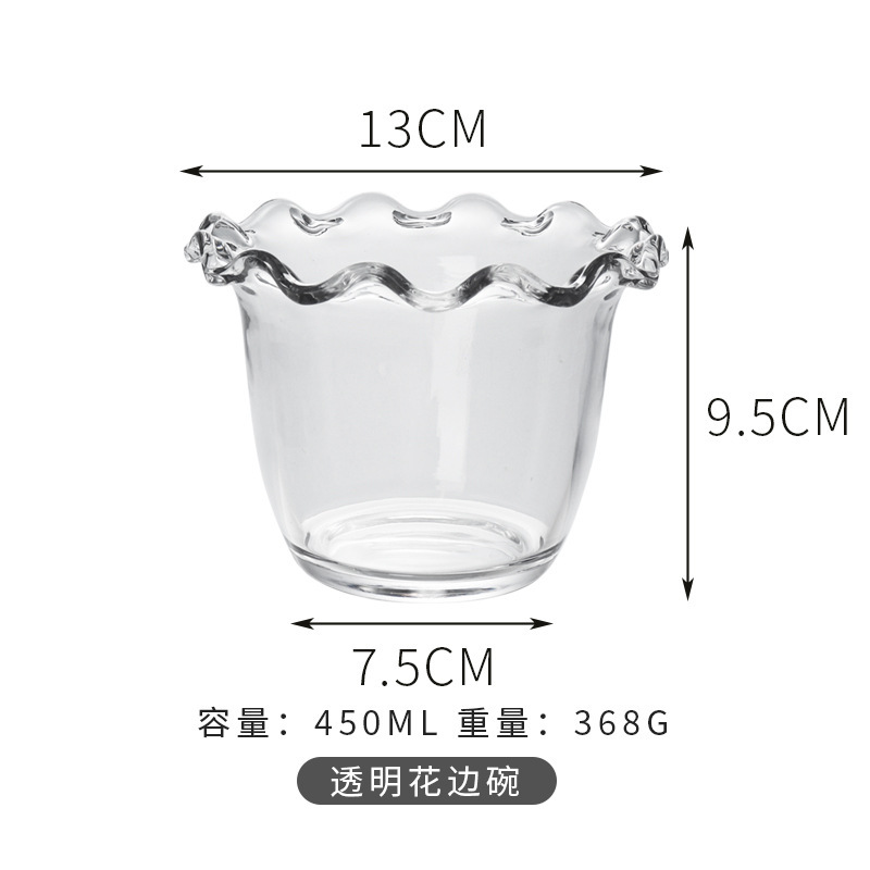 투명 레이스 그릇