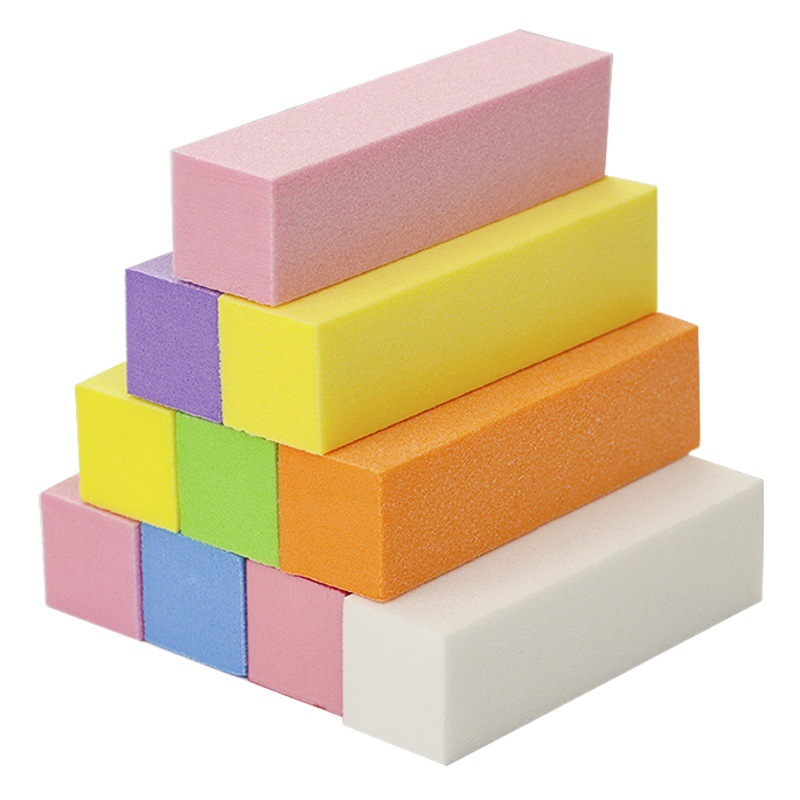 Jiashang high foaming tofu block polishing and repairing nail rubbing strip sponge nail file nail tool sand strip tofu block