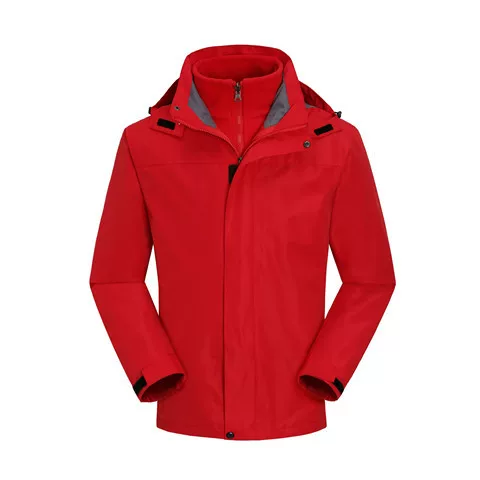 Jacket Workwear Uniform for Men and Women, Couple Style, Team Uniform, Customizable with Logo 2153, Hooded, Waterproof, Outdoor Hiking