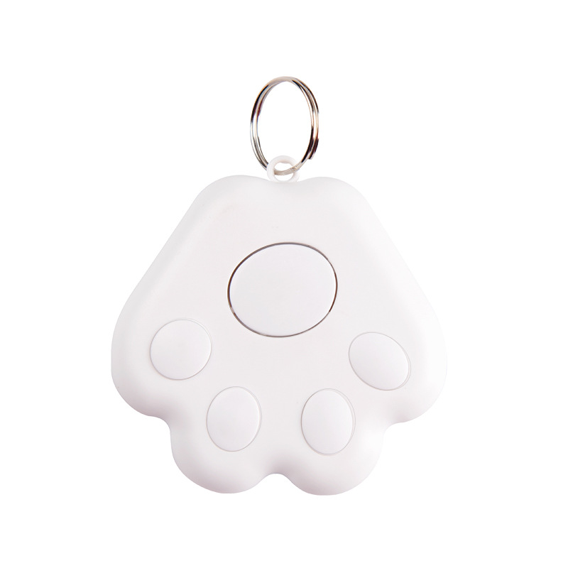 Yeni akıllı iki yönlü kablosuz nesne bulucu, kayıp önleyici Bluetooth takip ve konumlandırma anahtarlığı, köpek pençesi kayıp önleyici cihaz