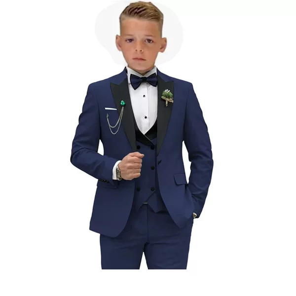 Suit Flower Girl Wedding Handsome Suit Suit Summer Cross-Border Aliexpress Children's Dress Boy Birthday Model Catwalk