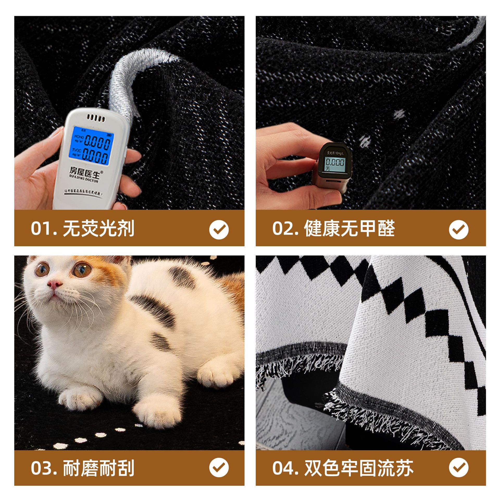 2025 nueva cubierta de sofá toalla anti-cat arañazo sofá otoño invierno grueso cuatro estaciones cubierta de sofá cojín de sofá cubierta