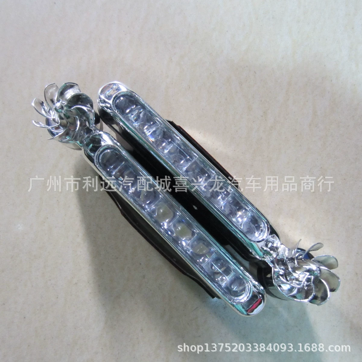 Автомобильная сетка светодиодный ветровой свет вспомогательный свет дневной свет сетка декоративный свет без питания Мотоцикл украшения