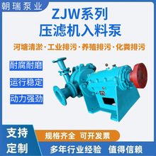 厂家定制ZJW压滤机入料泵加压杂质泵洗煤厂送料泵矿厂专用