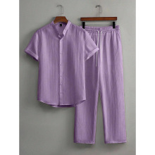 A 35267 Mens Solid Commute Shirt Set ��ʿ��ɫ������װ