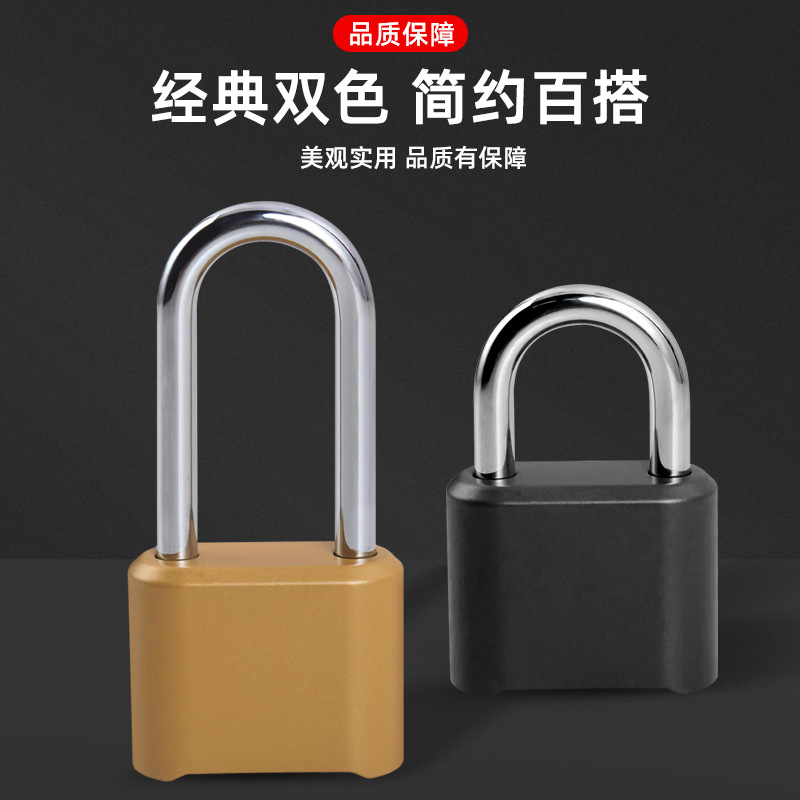 Cierre de código de metal bloqueo anti-robo gimnasio dormitorio closet cerradura casera cerradura de puerta maleta pequeña cerradura de código