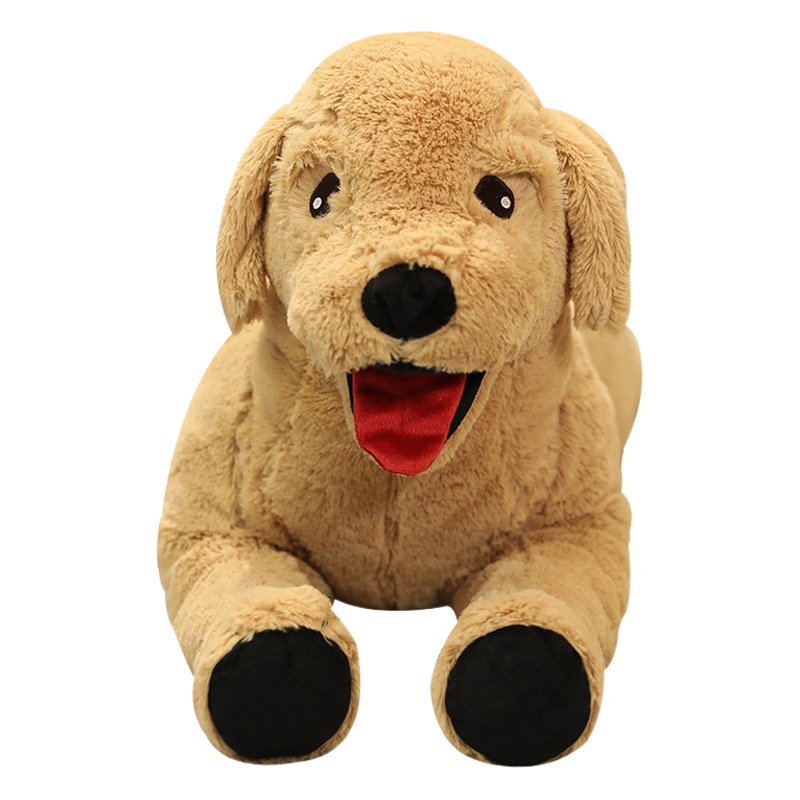 Venta caliente transfronteriza supermercado de dibujos animados mismo Labrador Big Yellow Dog muñeca de peluche de juguete muñeca de perro Ragdoll