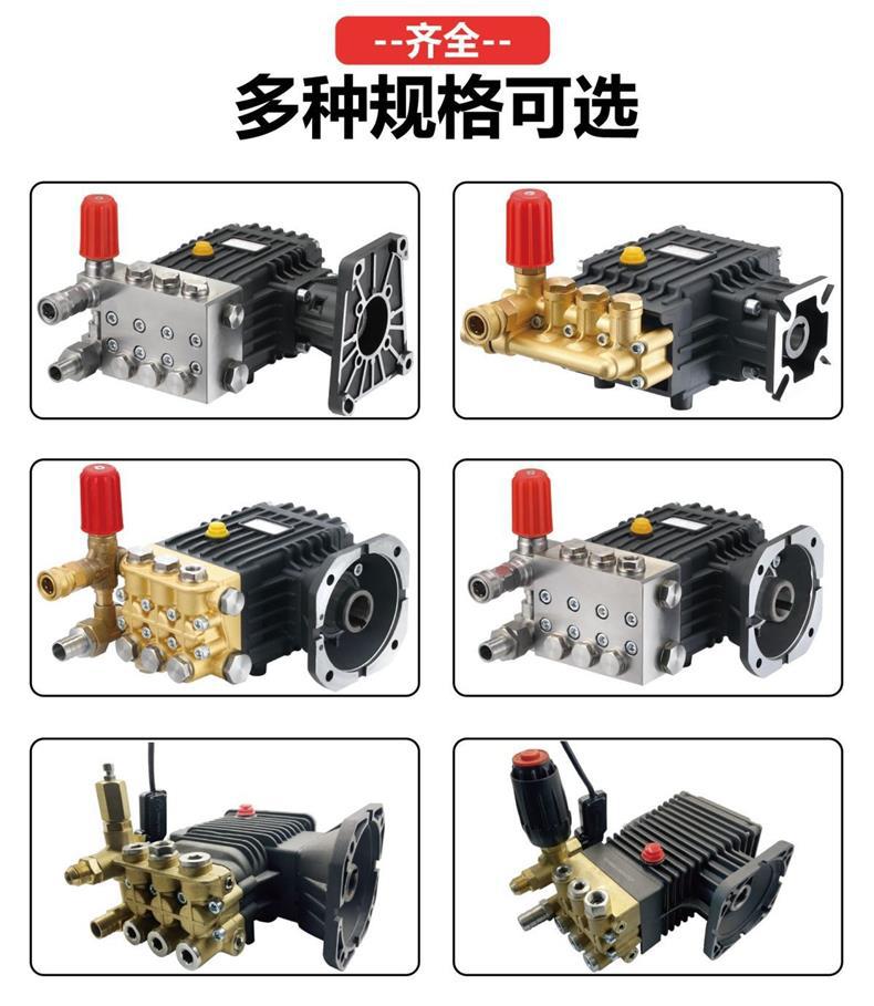 Bottuo High-Pressure Washer Pump Head Black Cat Car Washing Machine Assembly Humidification Pump Head Ceramic Plunger Pump Green Front