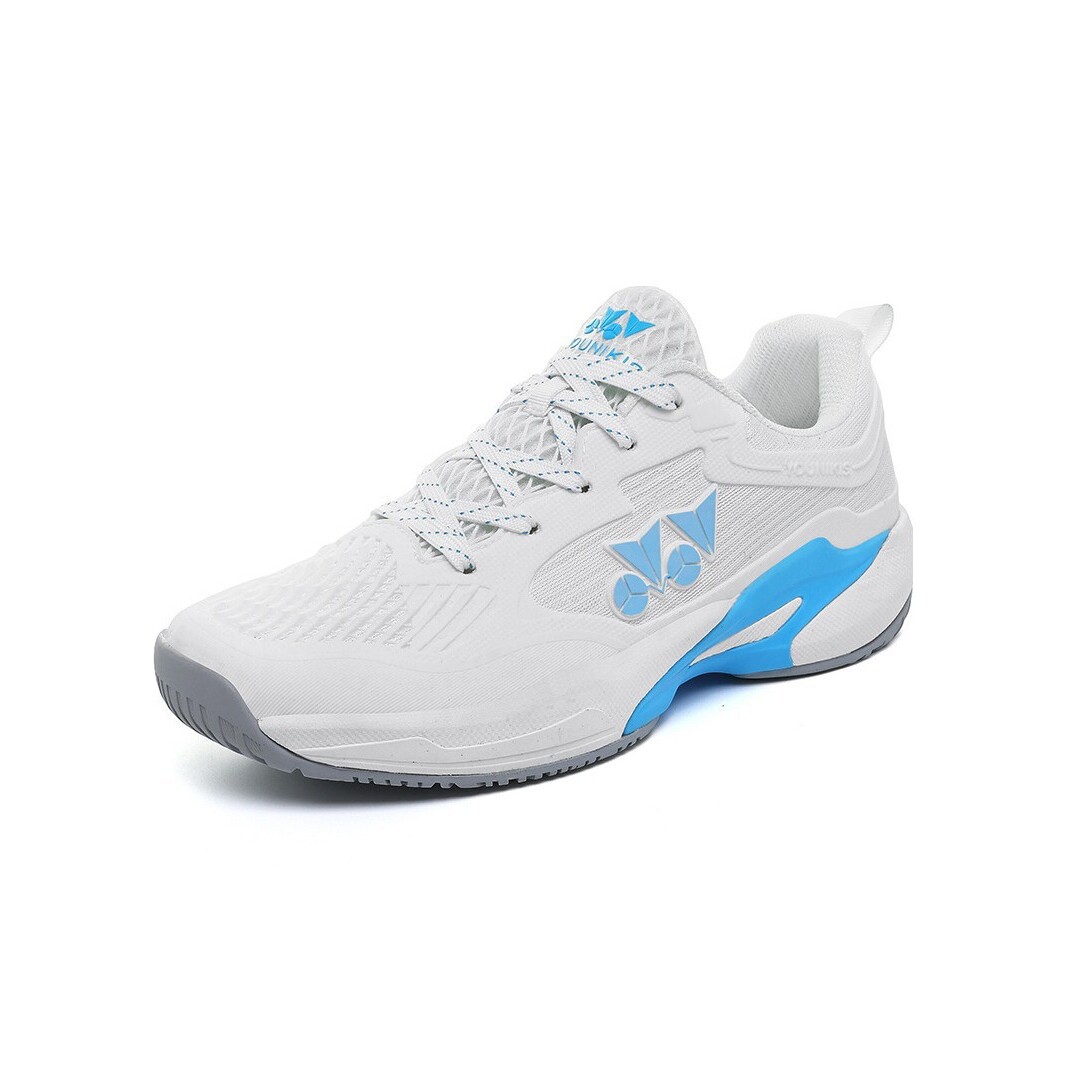 Professional tennis shoes for men and women, breathable, wear-resistant, cushioned sports training shoes, lightweight, responsive badminton shoes