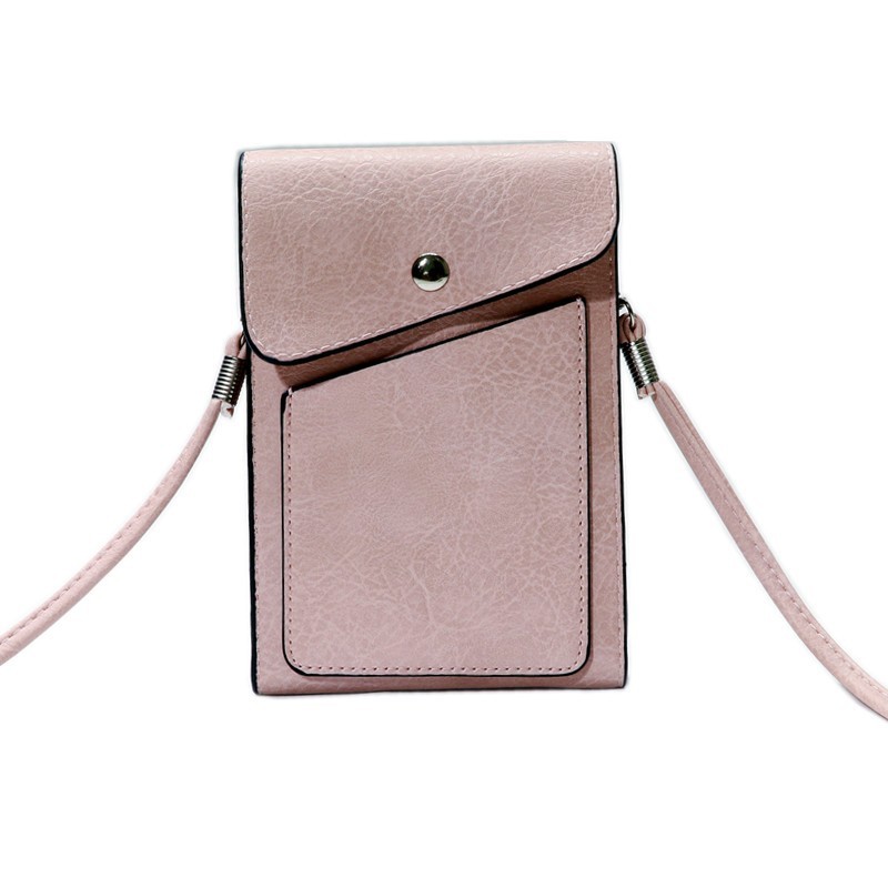 Bolsa de teléfono móvil de color sólido para las mujeres 2022 verano nuevo retro hombro Messenger bolsa versátil MINI BOLSA monedero bolsa