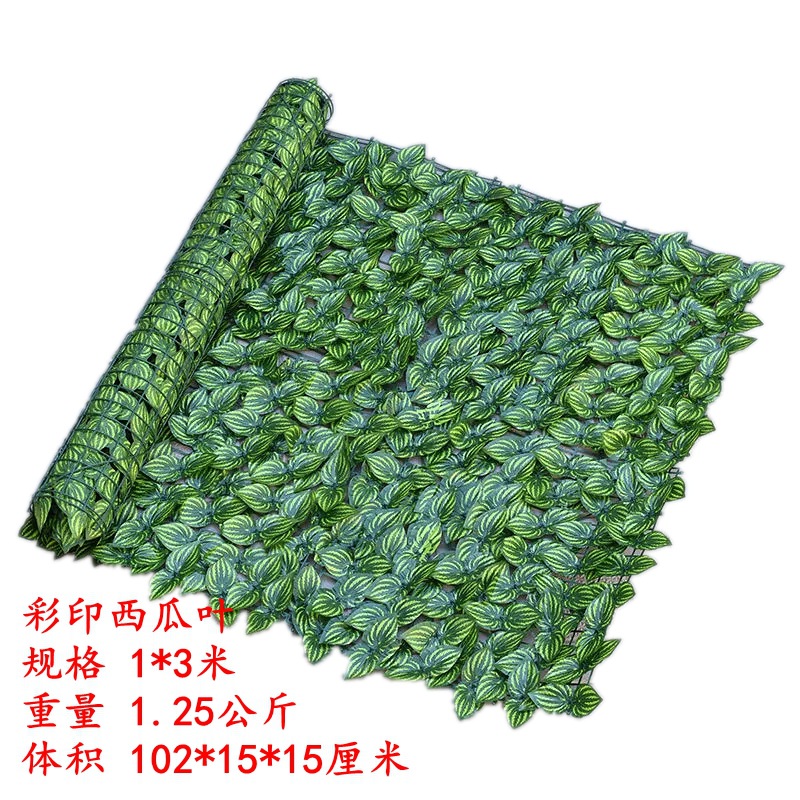 Cerca artificial cerca de la hoja valla al aire libre valla de hoja verde artificial decorativa planta verde hojas