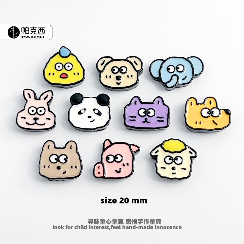Miss Parksey Children's Fun Animal Jewelry Decoration DIY Hand-made Patch Hair Accessories Material Hanging Accessories Shoe Buckle Patch Miss Parksey Children's Fun Animal Jewelry Decoration DIY Hand-made Patch Hair Accessories Material Hanging Accessories Shoe Buckle Patch