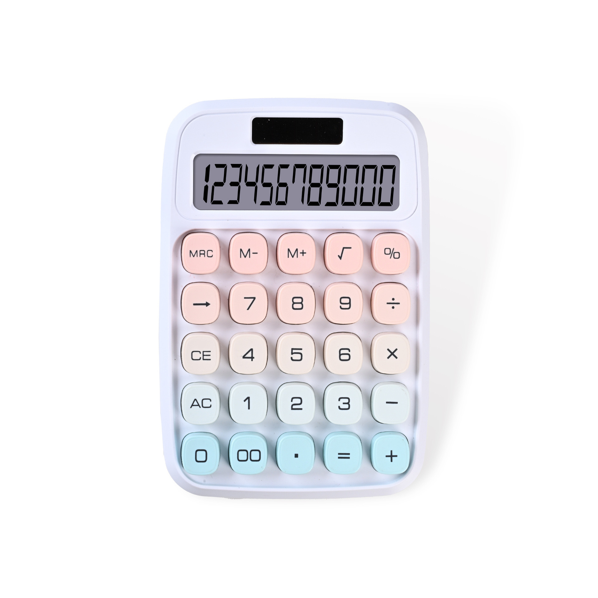 Calculadora de explosión transfronteriza dopamina pantalla grande estudiante máquina redonda retro teclado mecánico especial para examen de computadora