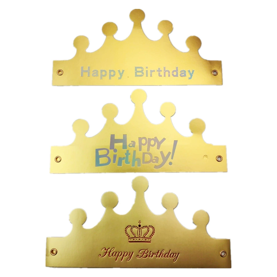 Brand foldable children's golden hat, hair accessory, internet celebrity